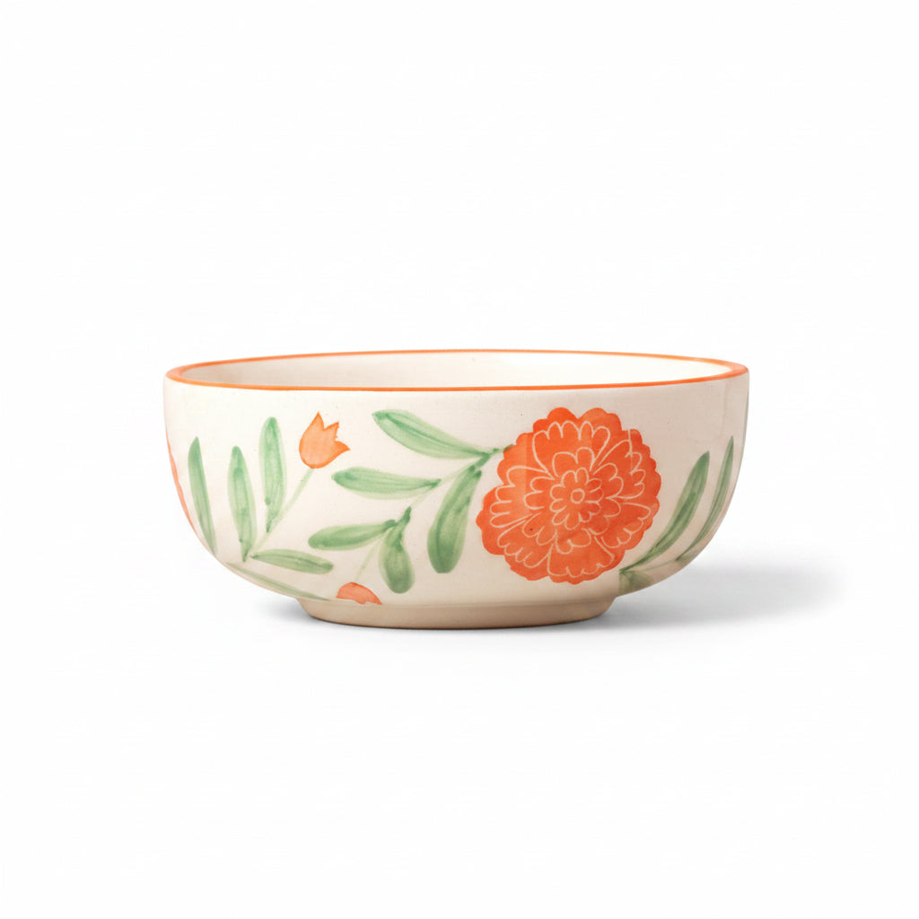 Marigold Mandi Handpainted Ceramic - ( Large & Small )