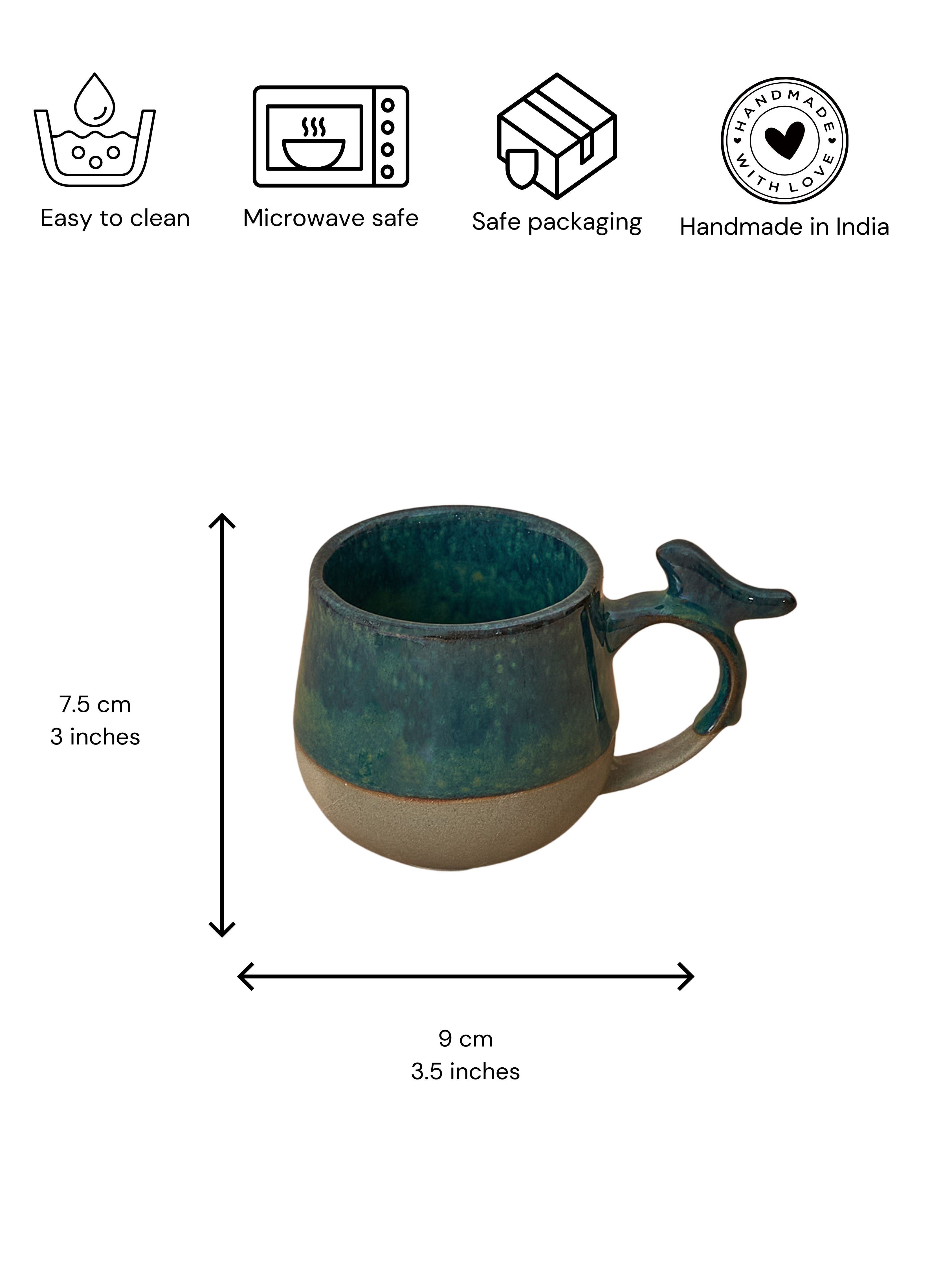 Colorful Little Birdie Glazed Beverage Mug (200ml)