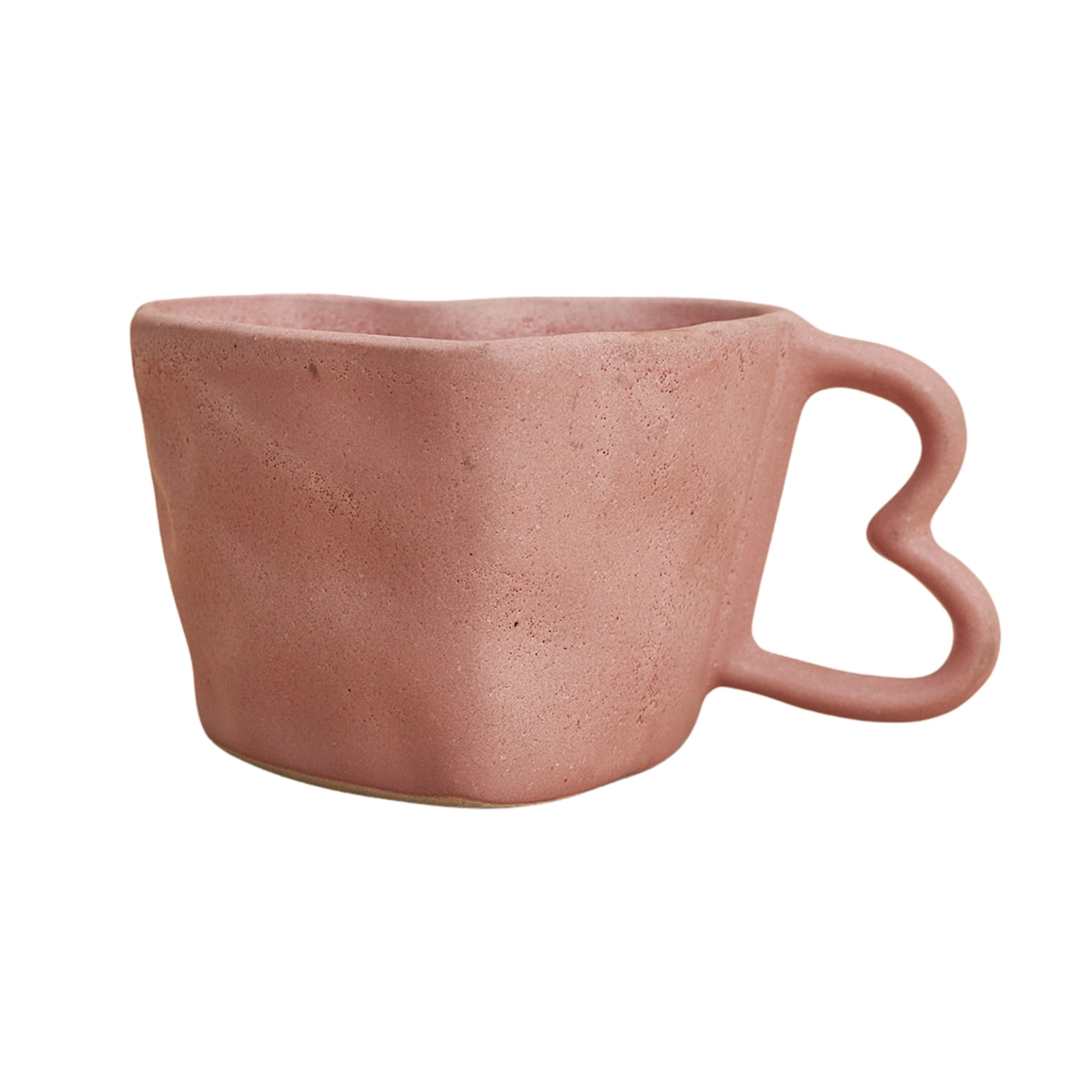 Baby Pink Ceramic Heart Mug (300ml)