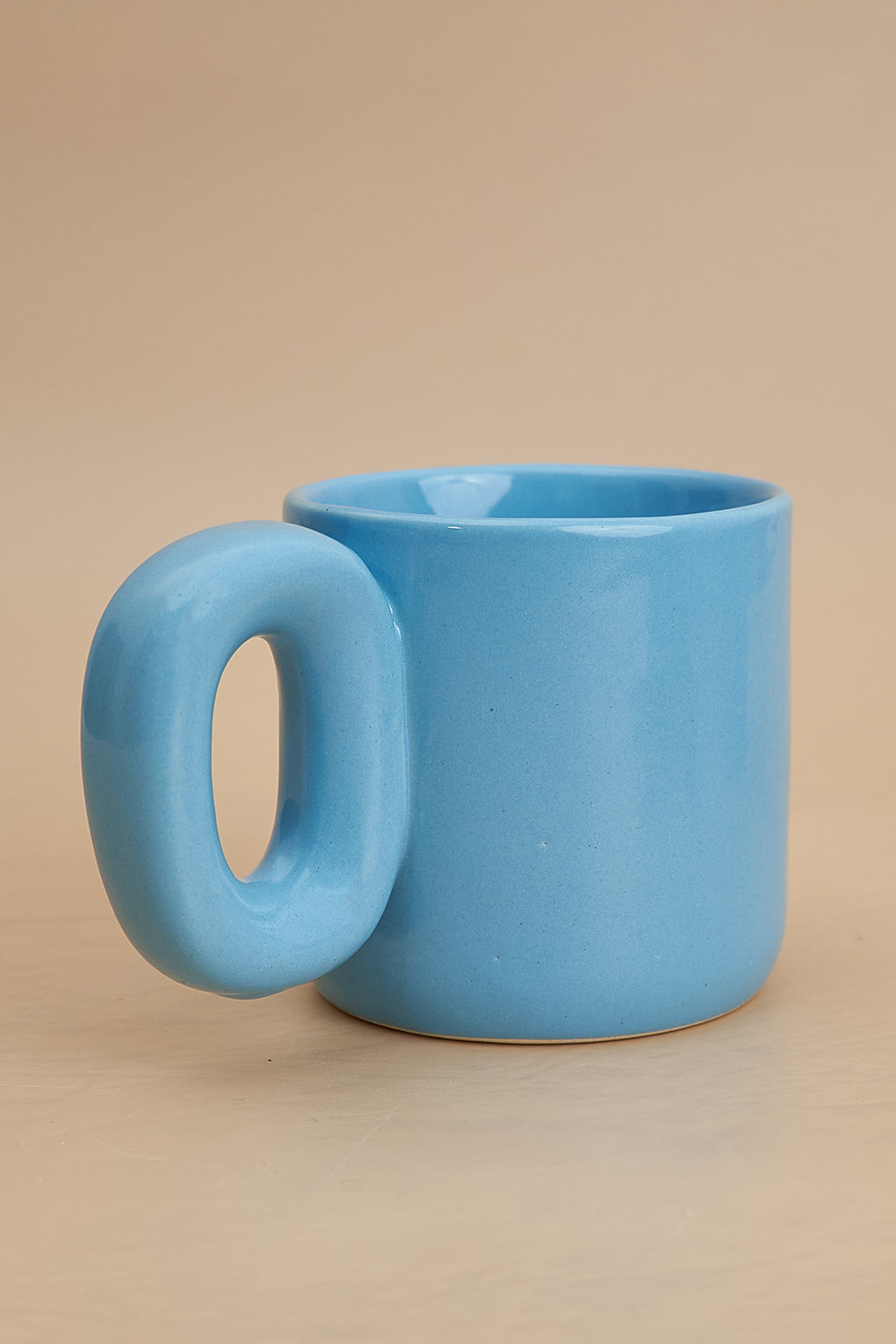Glossy Blue Mid Century Modern Mug (300ml)