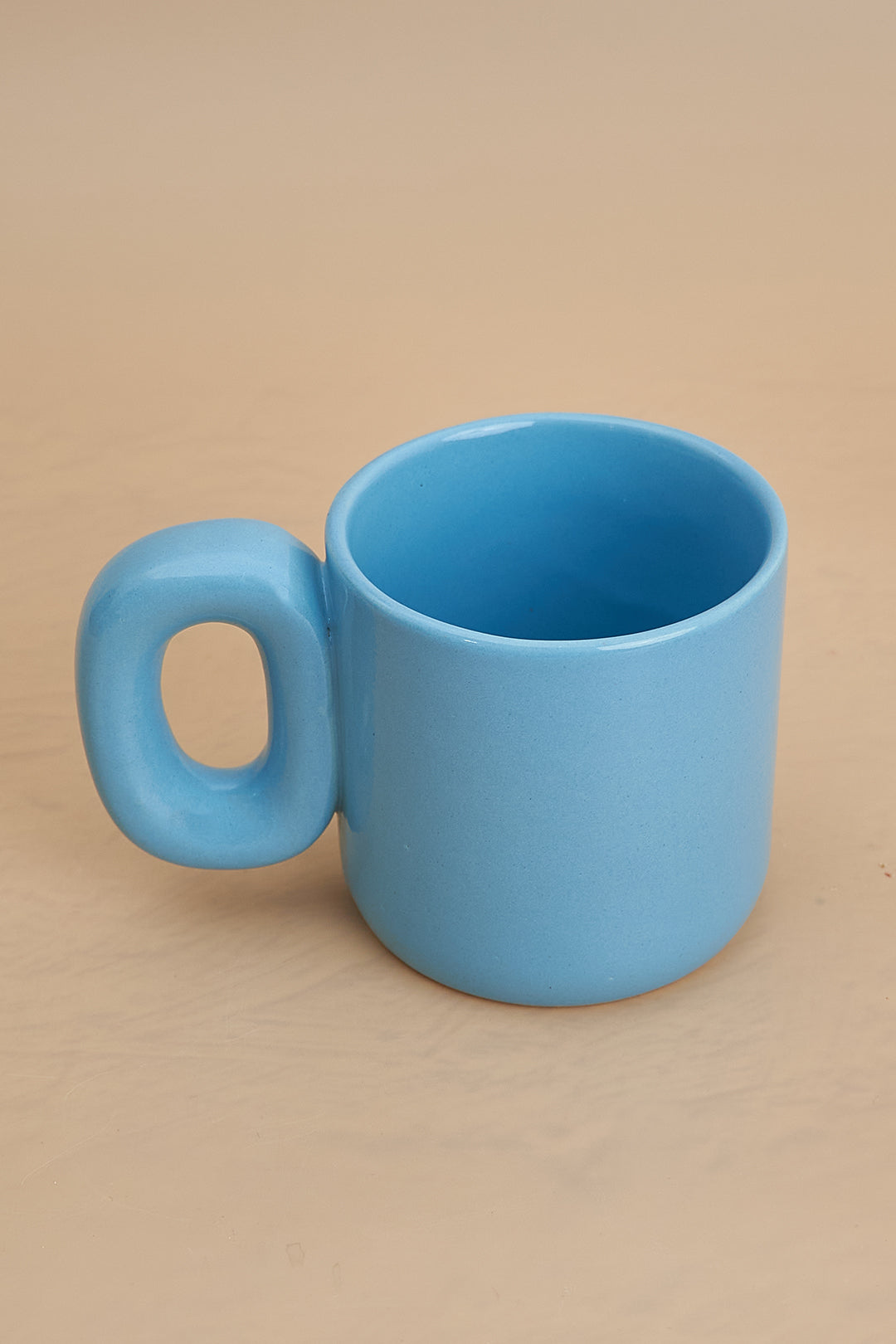 Glossy Blue Mid Century Modern Mug (300ml)