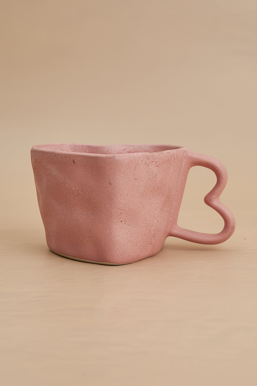 Baby Pink Ceramic Heart Mug (300ml)