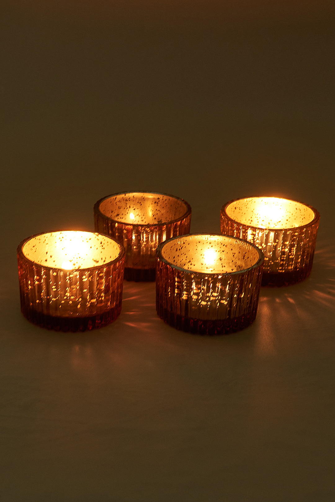Antique Copper Tealight Candle Holder