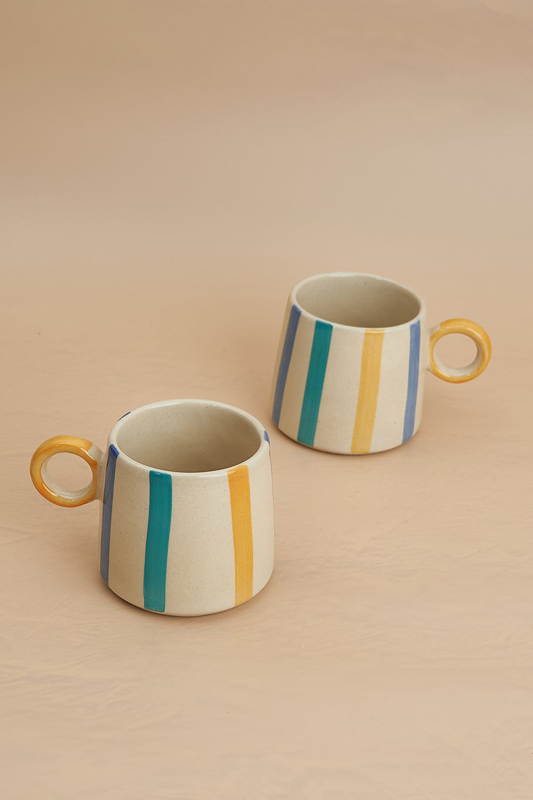 Bright Striped Large Mug - 450ml