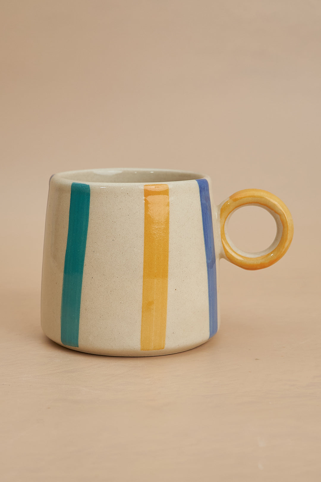 Bright Striped Large Mug - 450ml