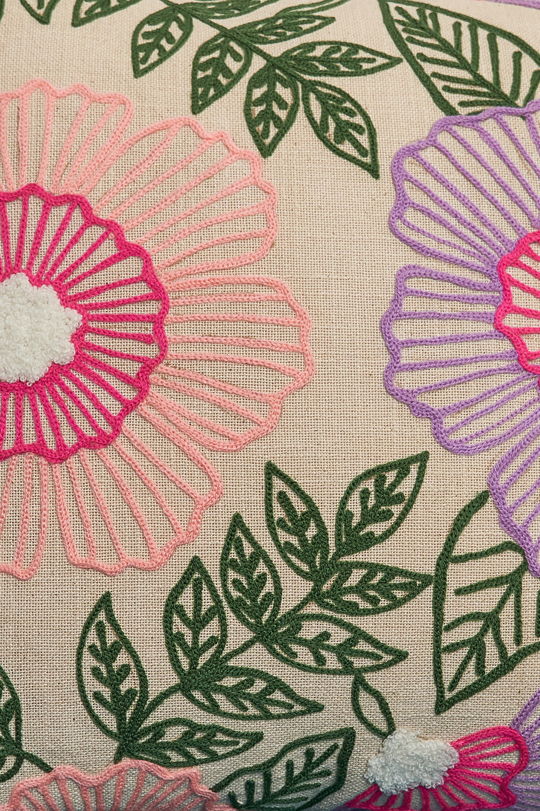 Fields of Spring Cotton Cushion Cover - 16x16"