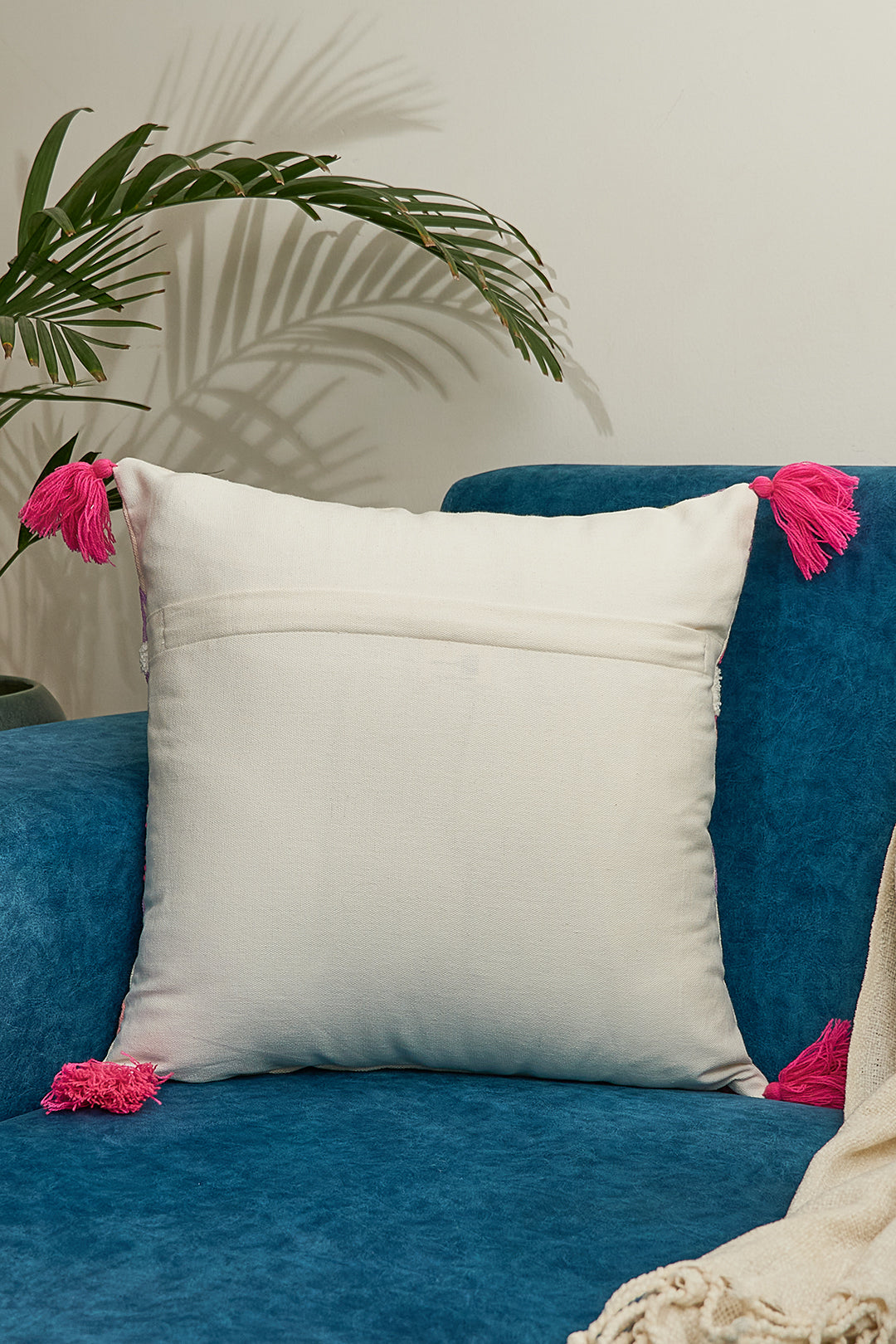 Fields of Spring Cotton Cushion Cover - 16x16"