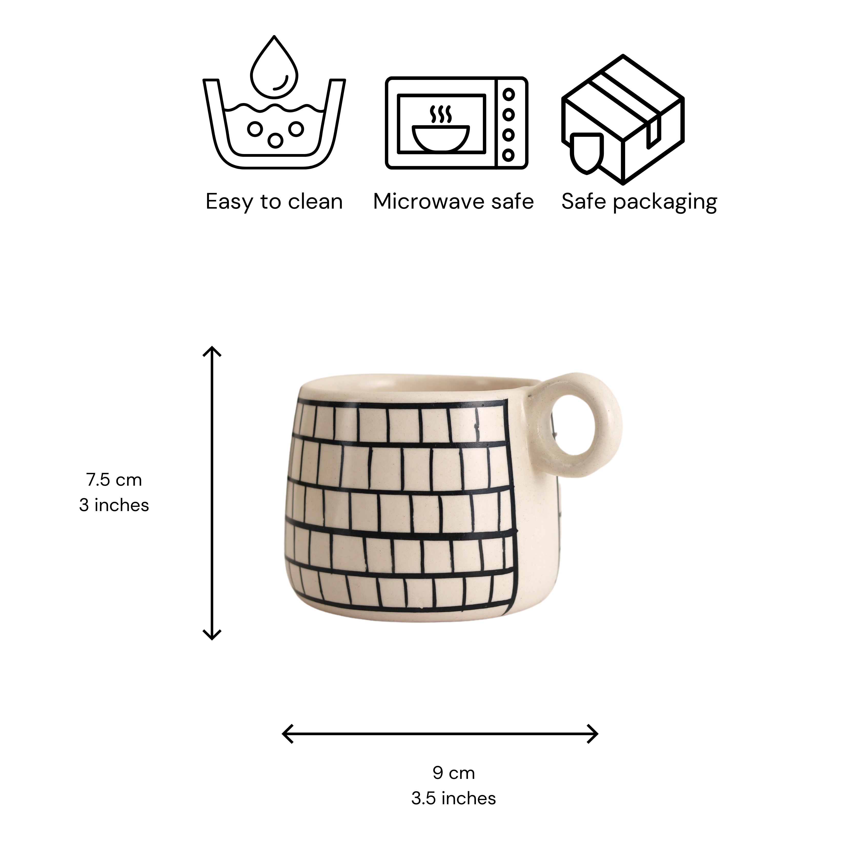 Linear Line Theory Coffee Cup-350ml
