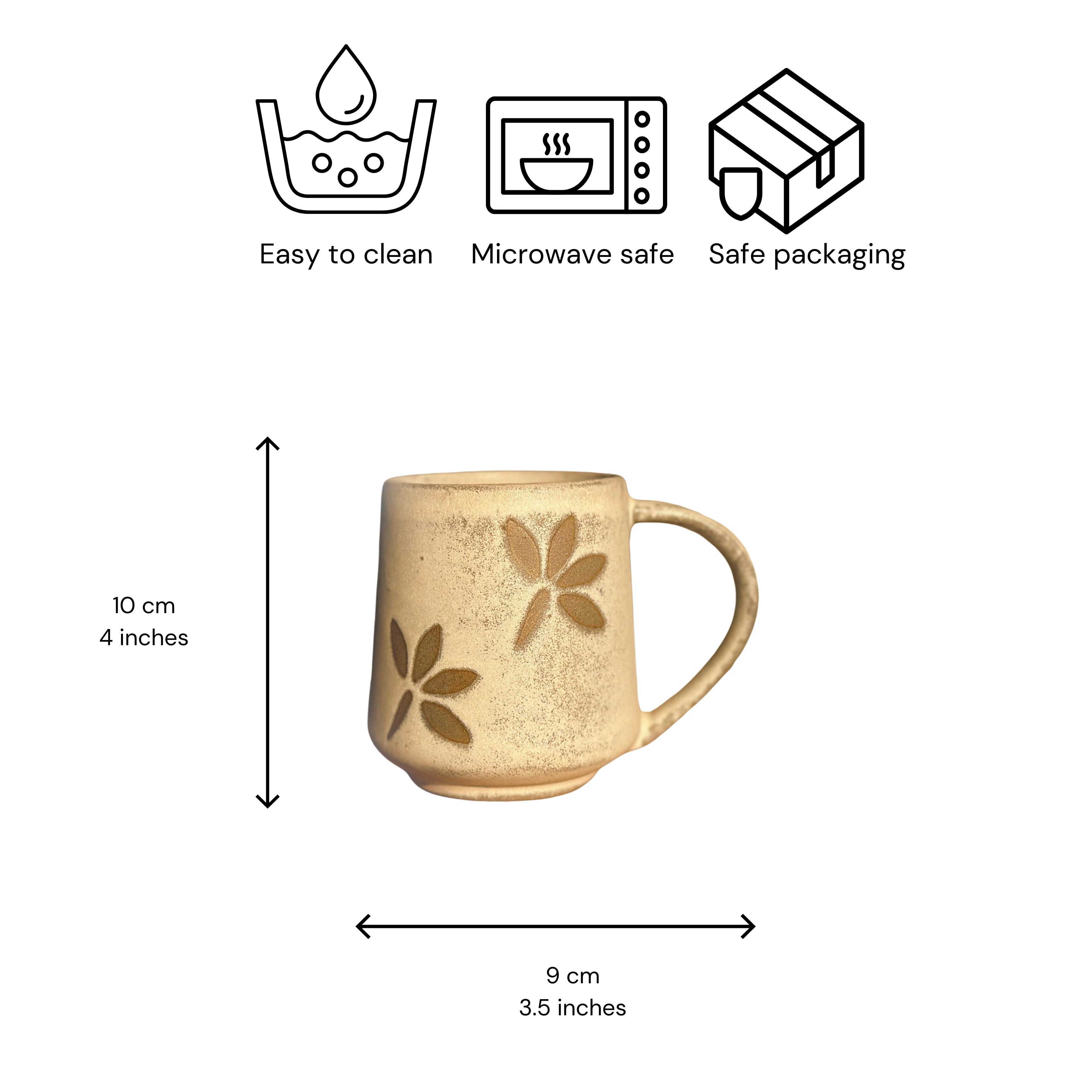 Flower Power Coffee Cup -350ml