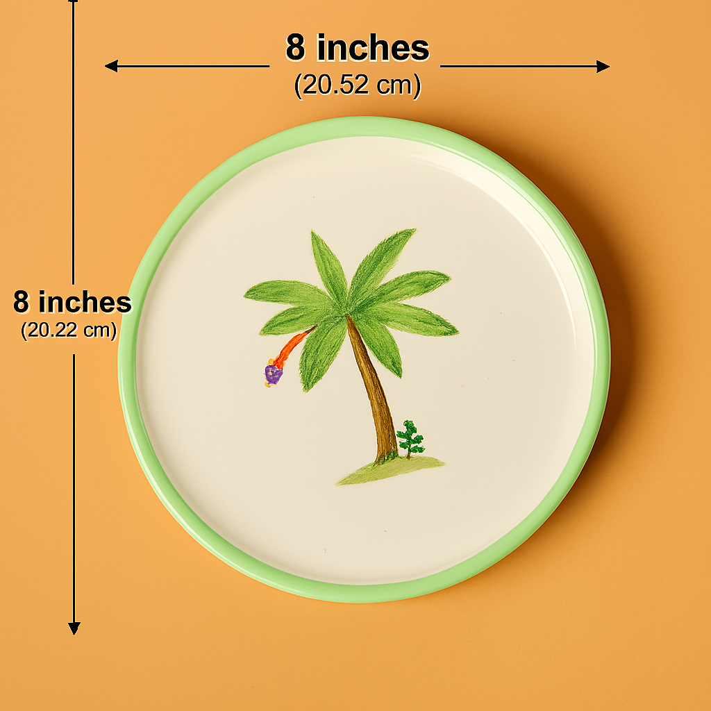 Go Bananas Ceramic Plates ( 8 Inches )