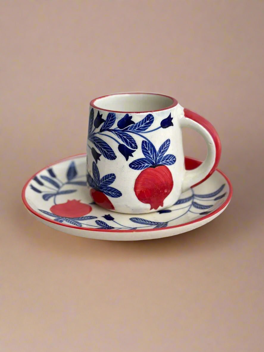 Anaar Bazaar Ceramic Set - Plate and Mug