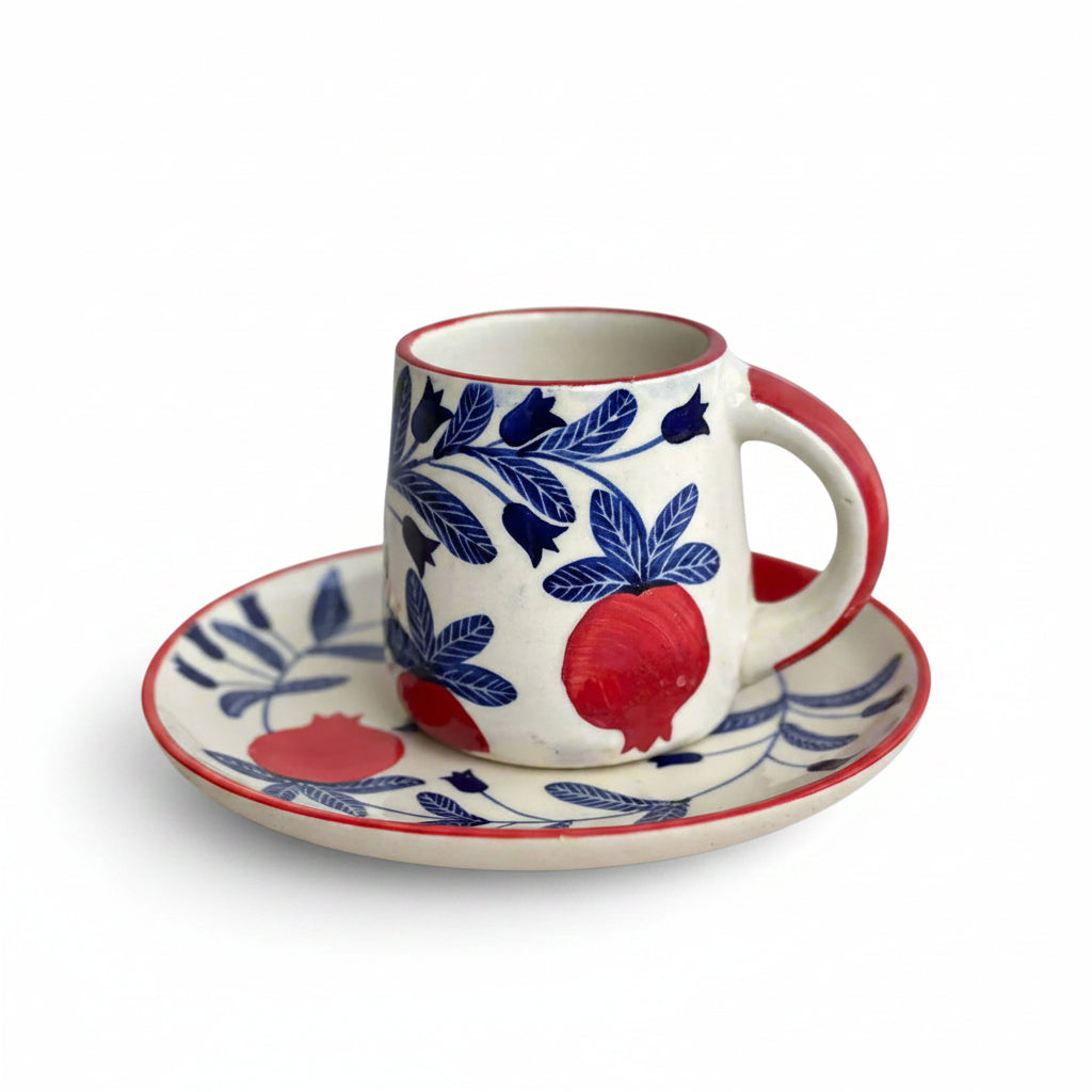 Anaar Bazaar Ceramic Set - Plate and Mug
