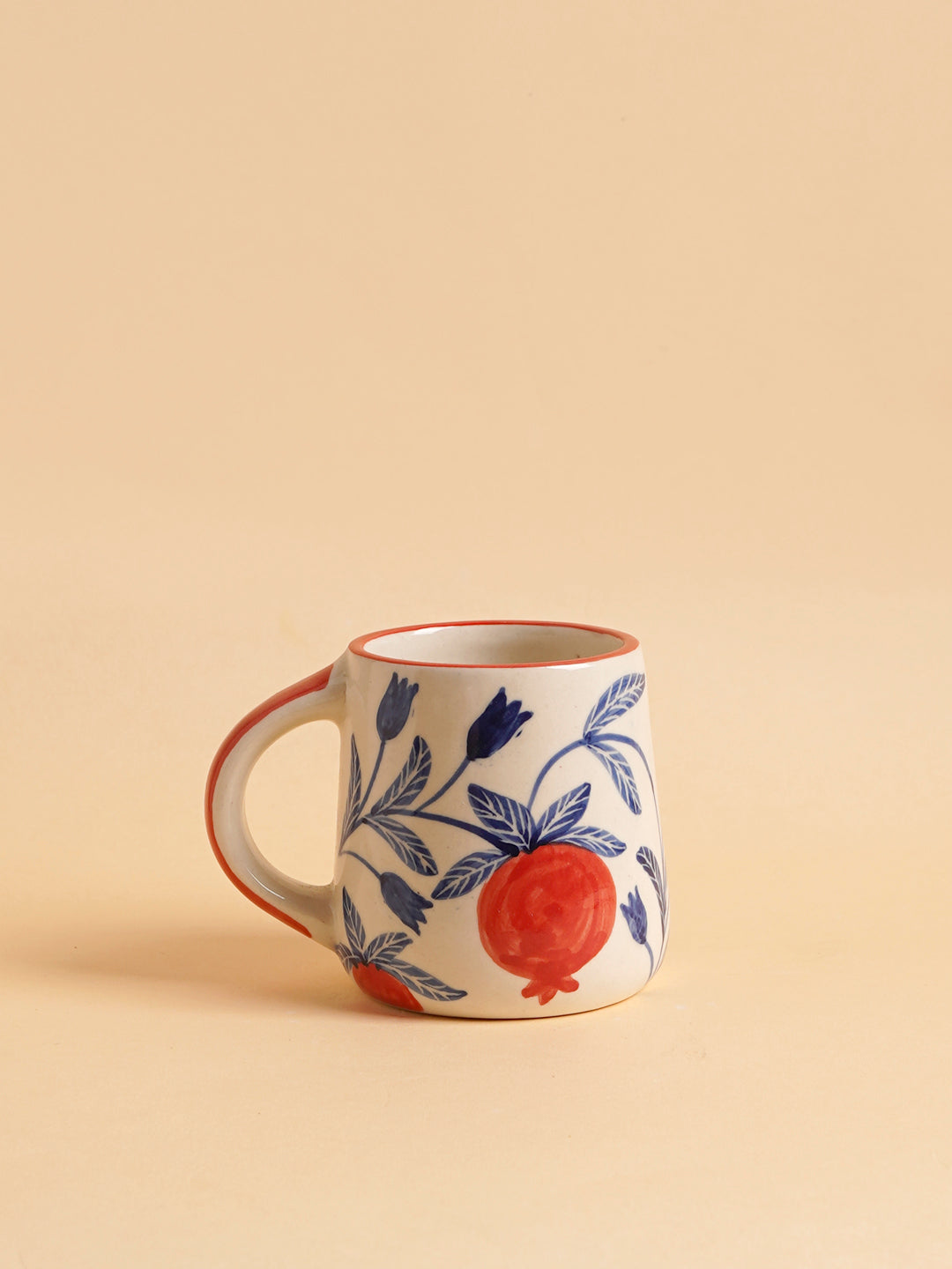 Anaar Mirchi Marigold Orange Mug Combo Set of 4