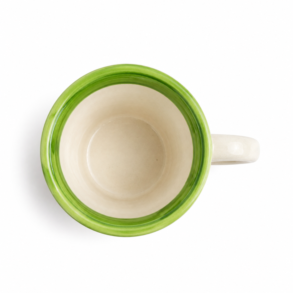 Banana Bloom Handpainted Ceramic Mug (200 ml)