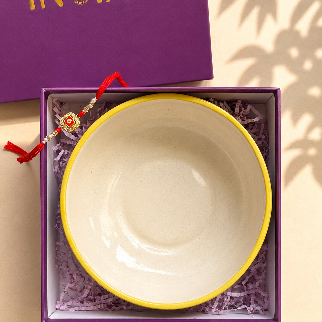 Floral Extravaganza Ceramic Bowl Hamper