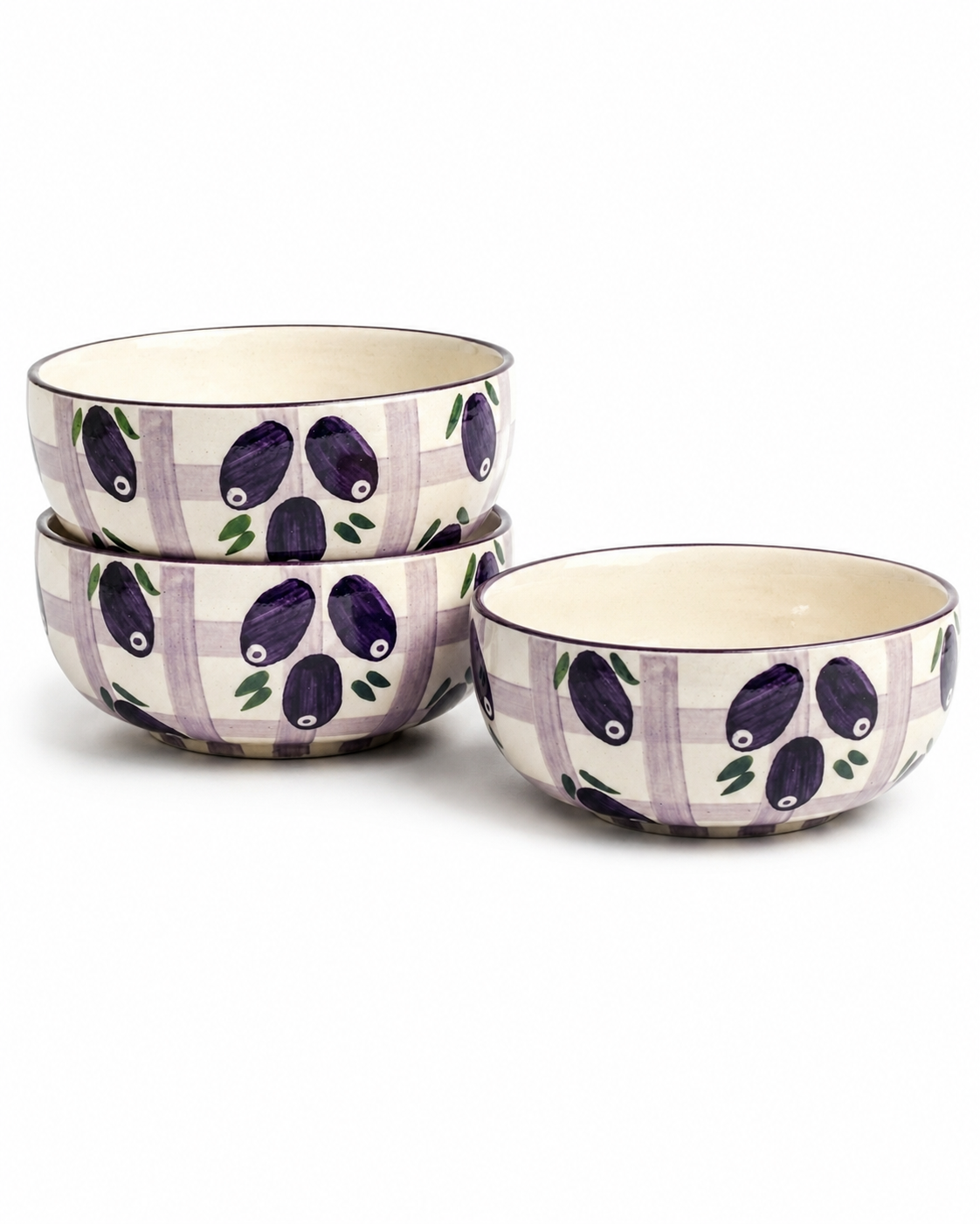 Jamun Junction Handpainted Ceramic Small Bowls