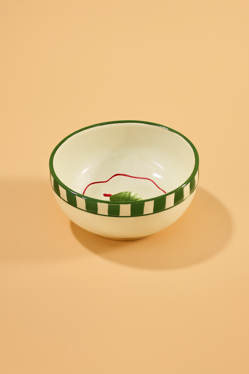 Christmas Tree Green Ceramic Small Bowl