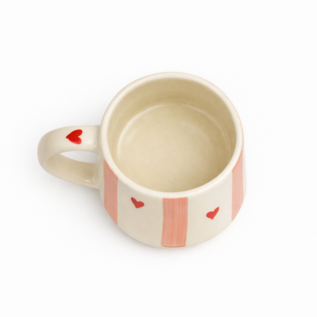 Stripe Heart Out Mug