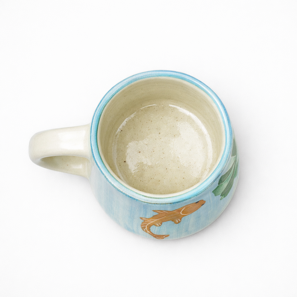 Koi Mulaqaat Fish Handpainted Ceramic Mug (300 ml)
