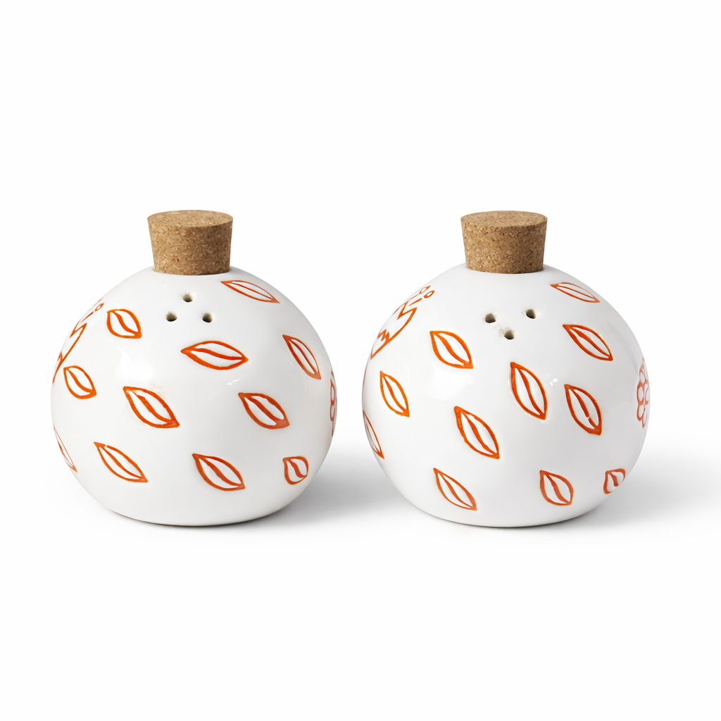 Orange Igloo Salt & Pepper Shaker