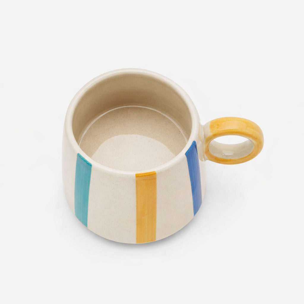 Bright Striped Large Mug - 450ml