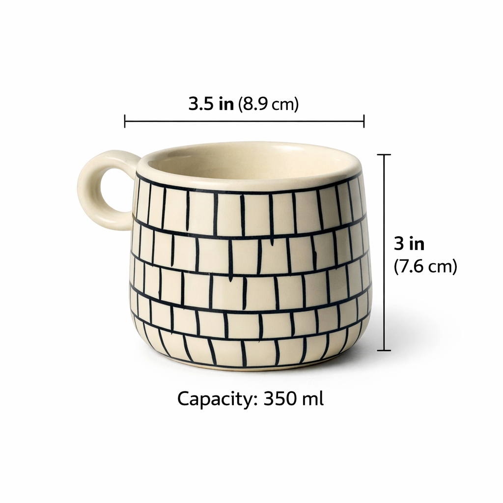 Linear Line Theory Coffee Cup-350ml