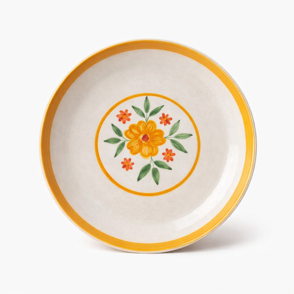 Floral Extravaganza Ceramic Dinner Plate (10.5 inches) - Dispatches 20th May
