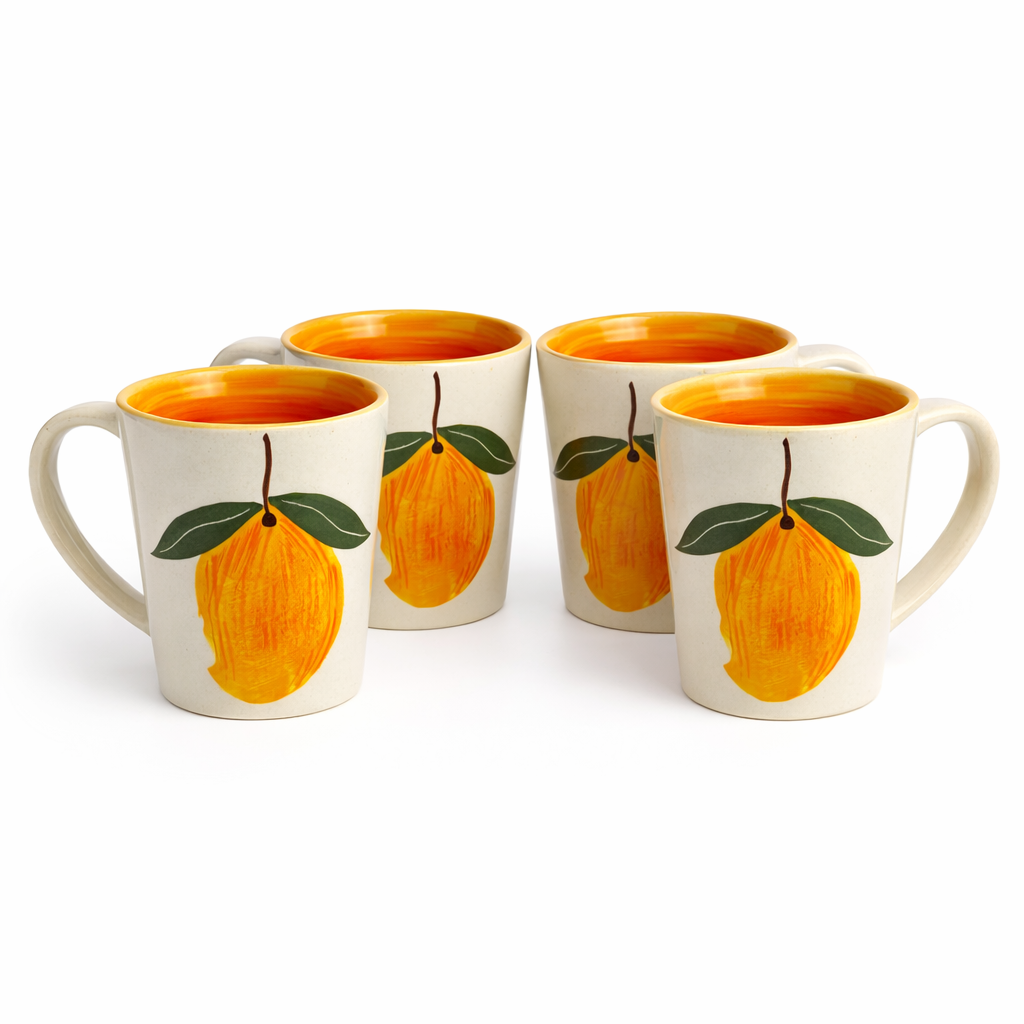 Aam Bagaan Handpainted Ceramic Mug (300 ml )