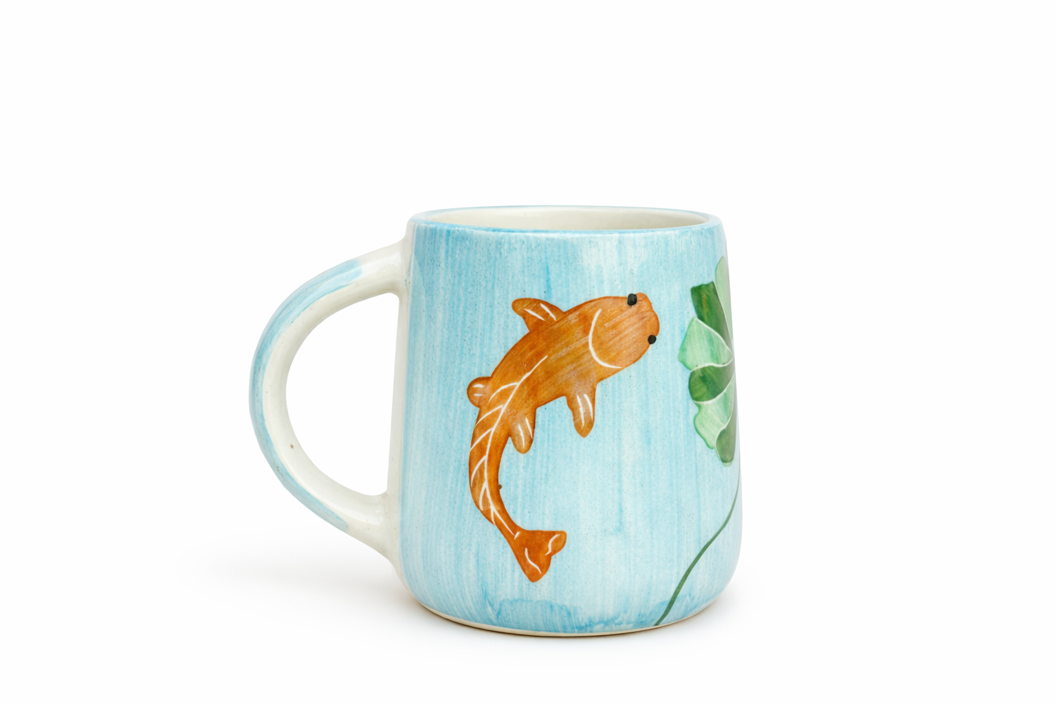 Koi Mulaqaat Fish Handpainted Ceramic Breakfast Set of 3 - Dispatches 20 June
