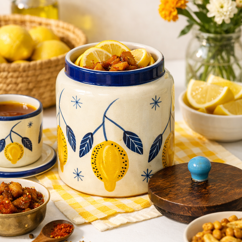 Lemon Leafy Jar - 800ml