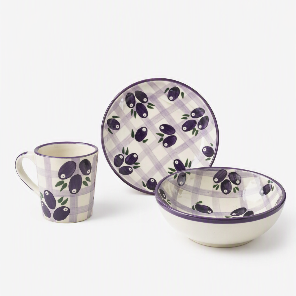 Jamun Junction Ceramic Breakfast Set of 3