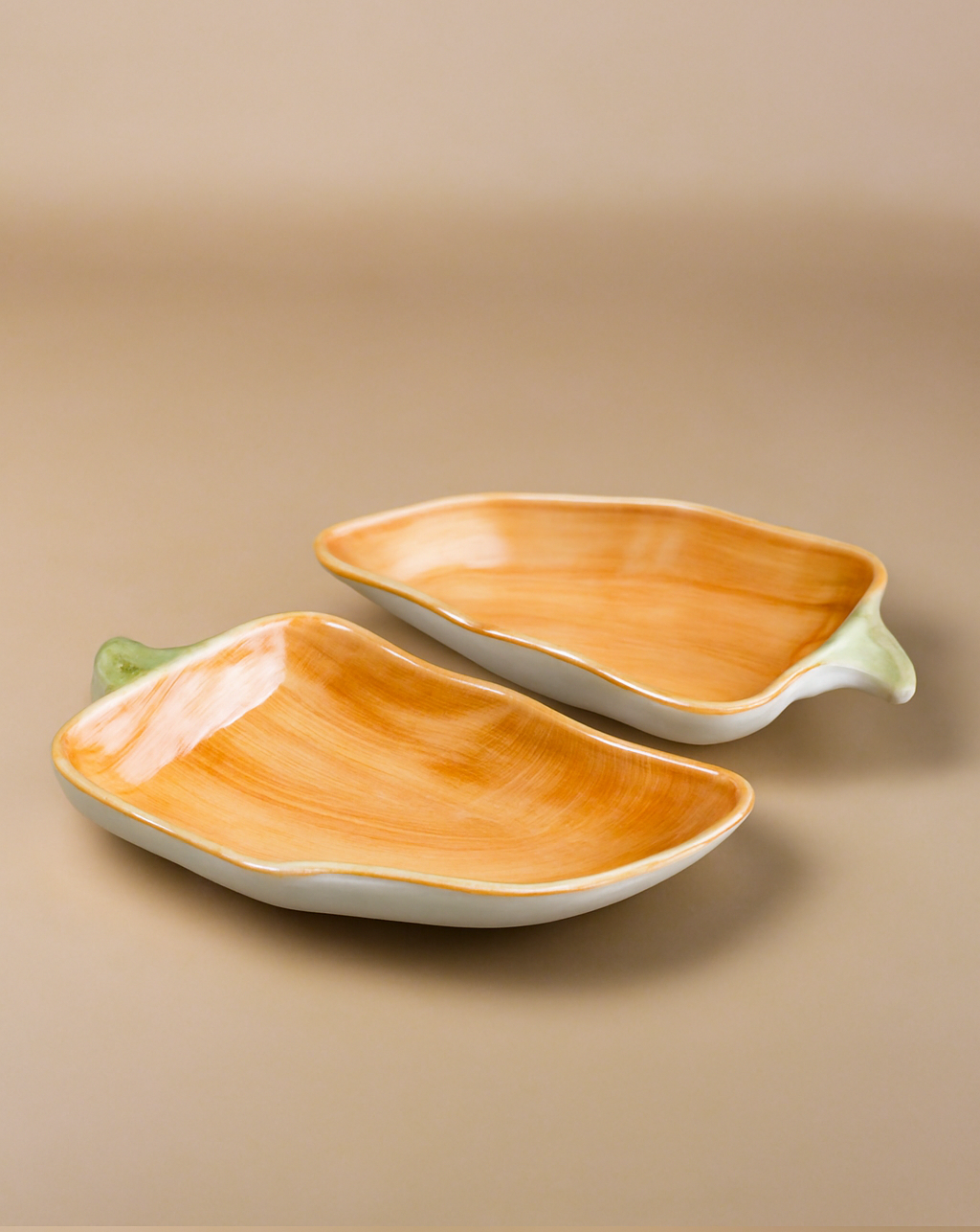 Spicy Chilli Platters - Set of 2 (Orange)