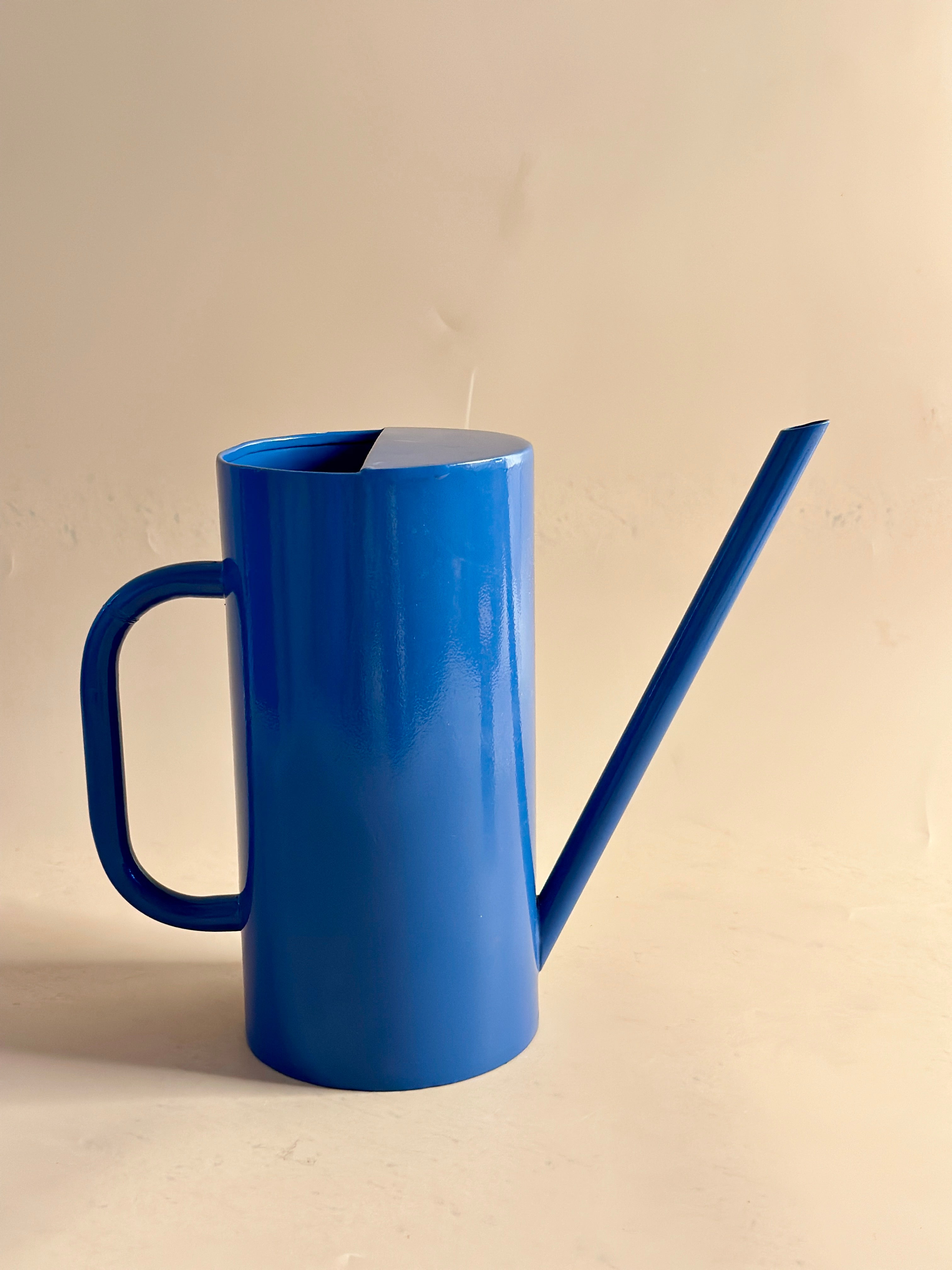 Watering Can (Galvanized Iron) (Cobalt Blue )