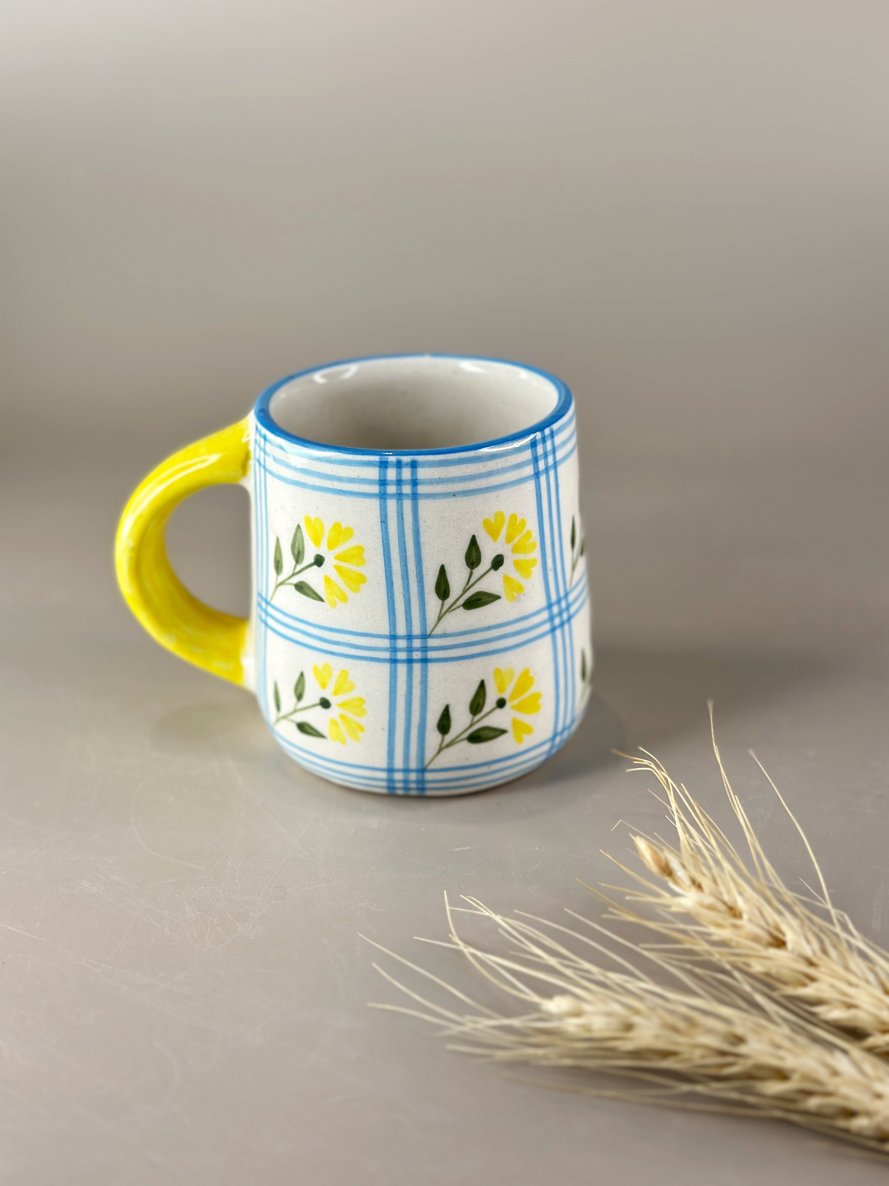 Ditsy floral mugs