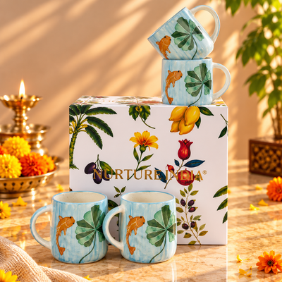 Set of 4 Mugs - Gift Box