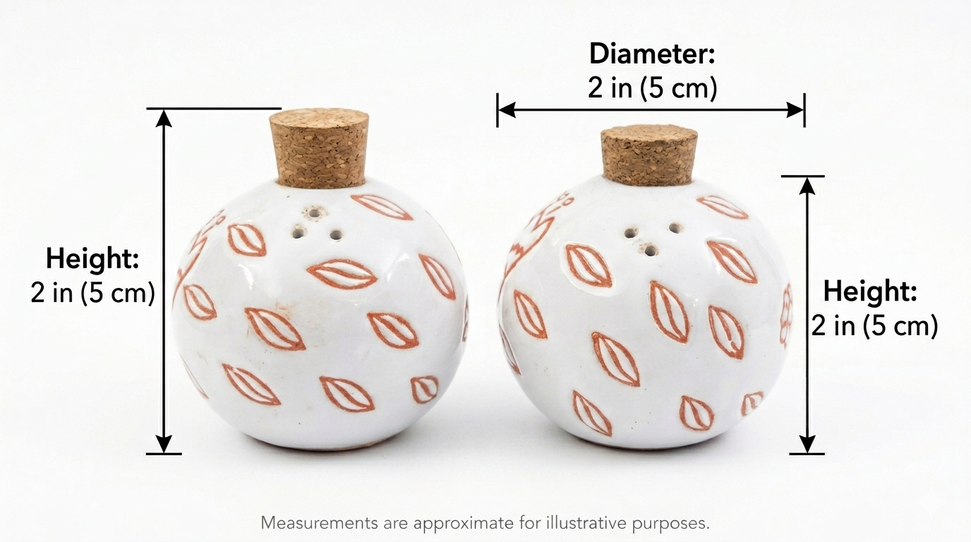Orange Igloo Salt & Pepper Shaker