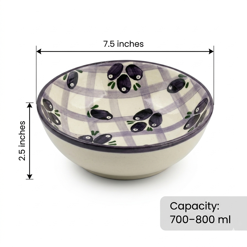 Jamun Junction Ceramic Bowl – Large