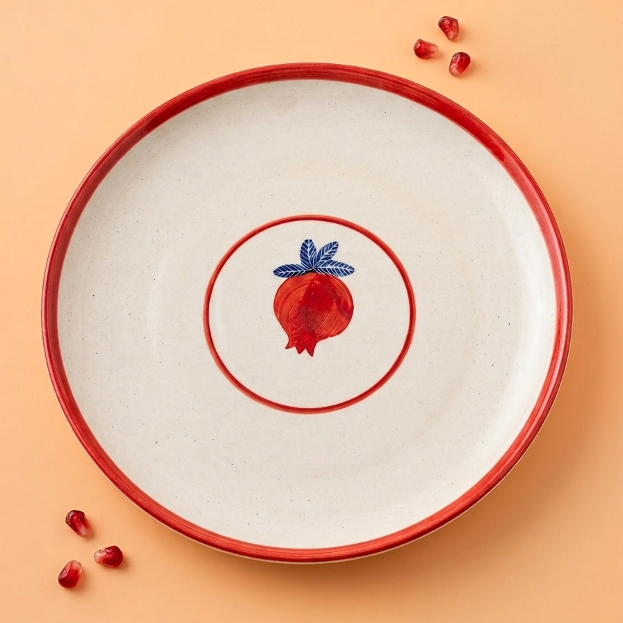 Anaar Bazaar Ceramic Dinner Plate (10.5 inches) Dispatches 1st May