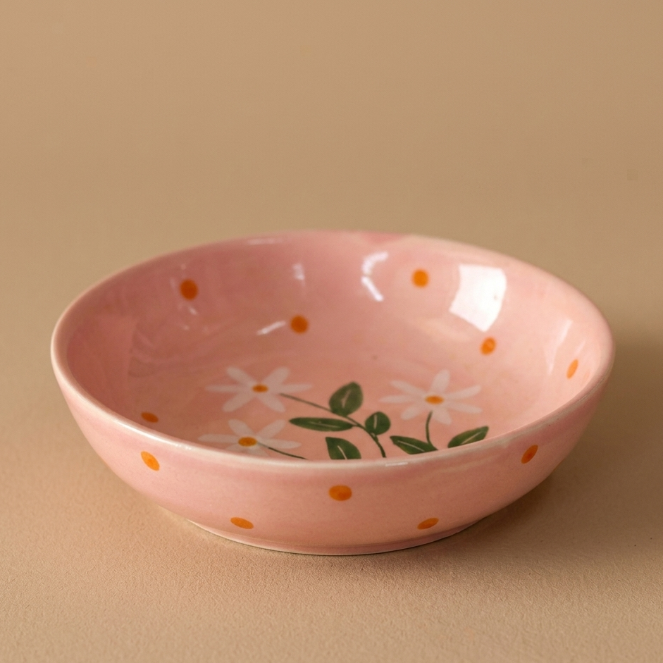 Parijat Postcard Ceramic Bowl - Single