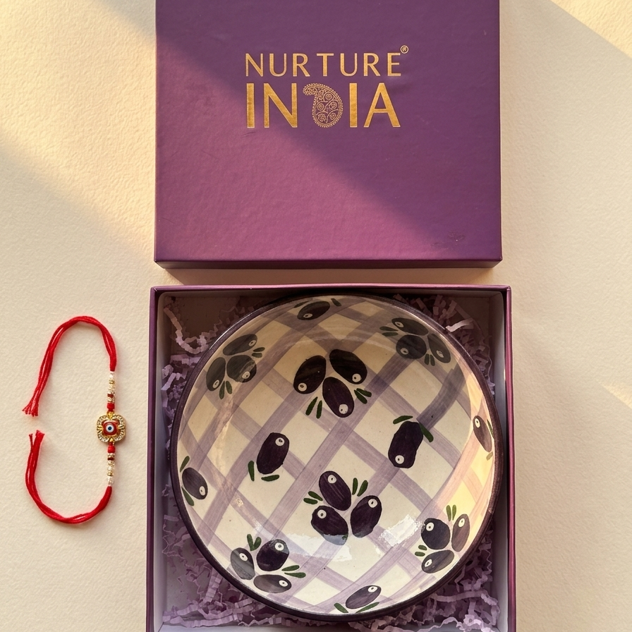 Jamun Junction Ceramic Bowl Hamper