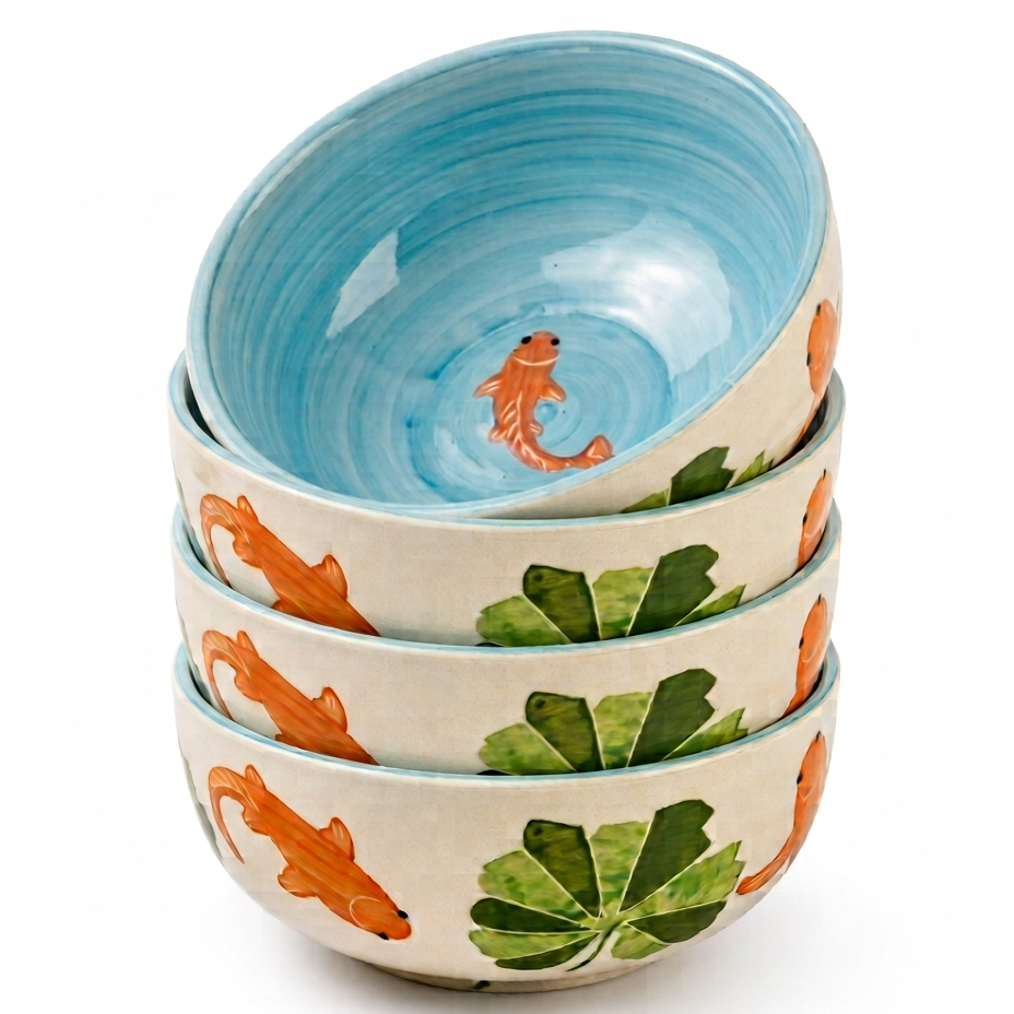 Koi Mulaqaat Fish Ceramic Small Bowl