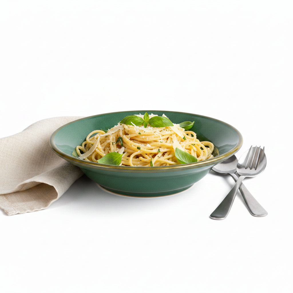 Green Pasta Plates Nurture India