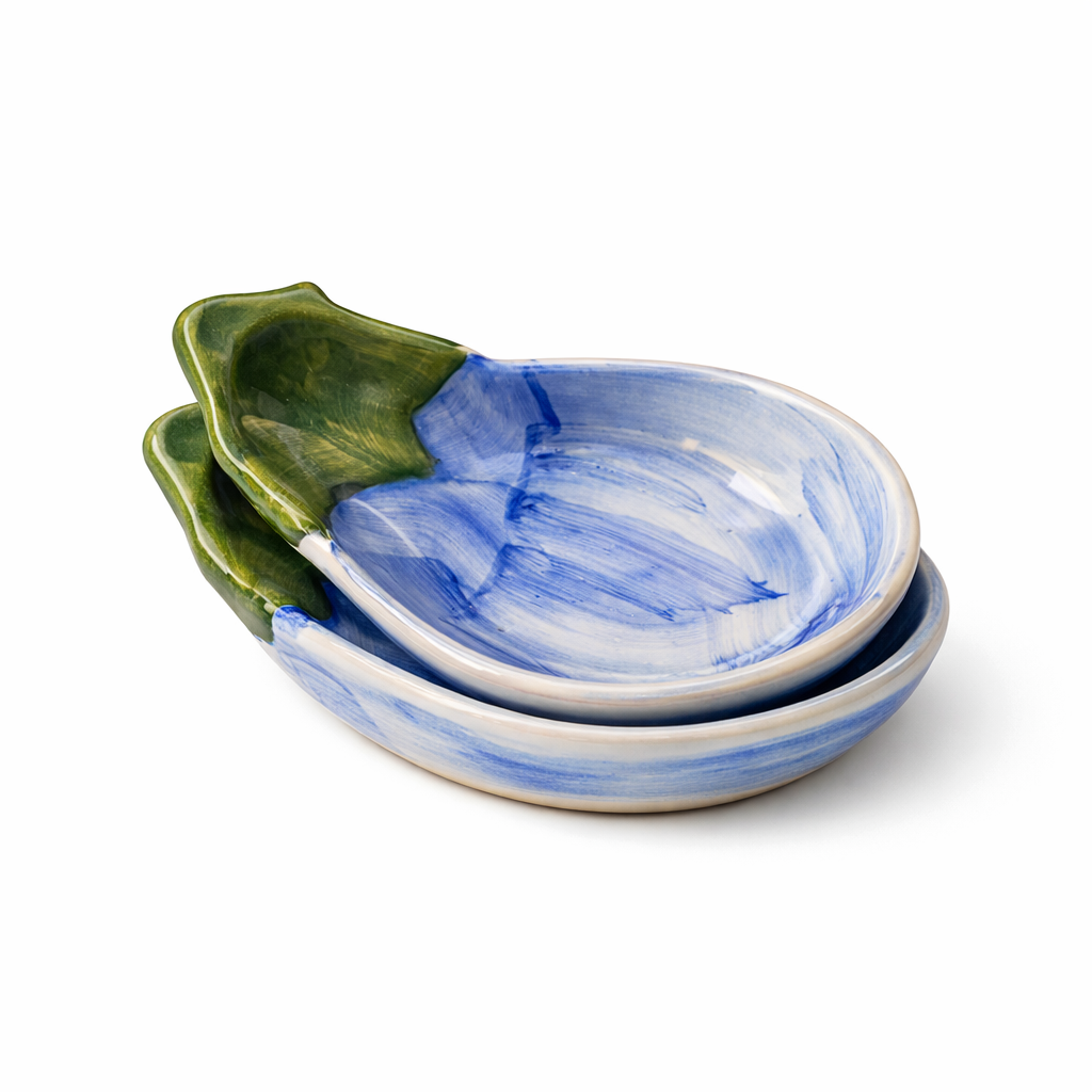 Aubergine Platters - Set of 2