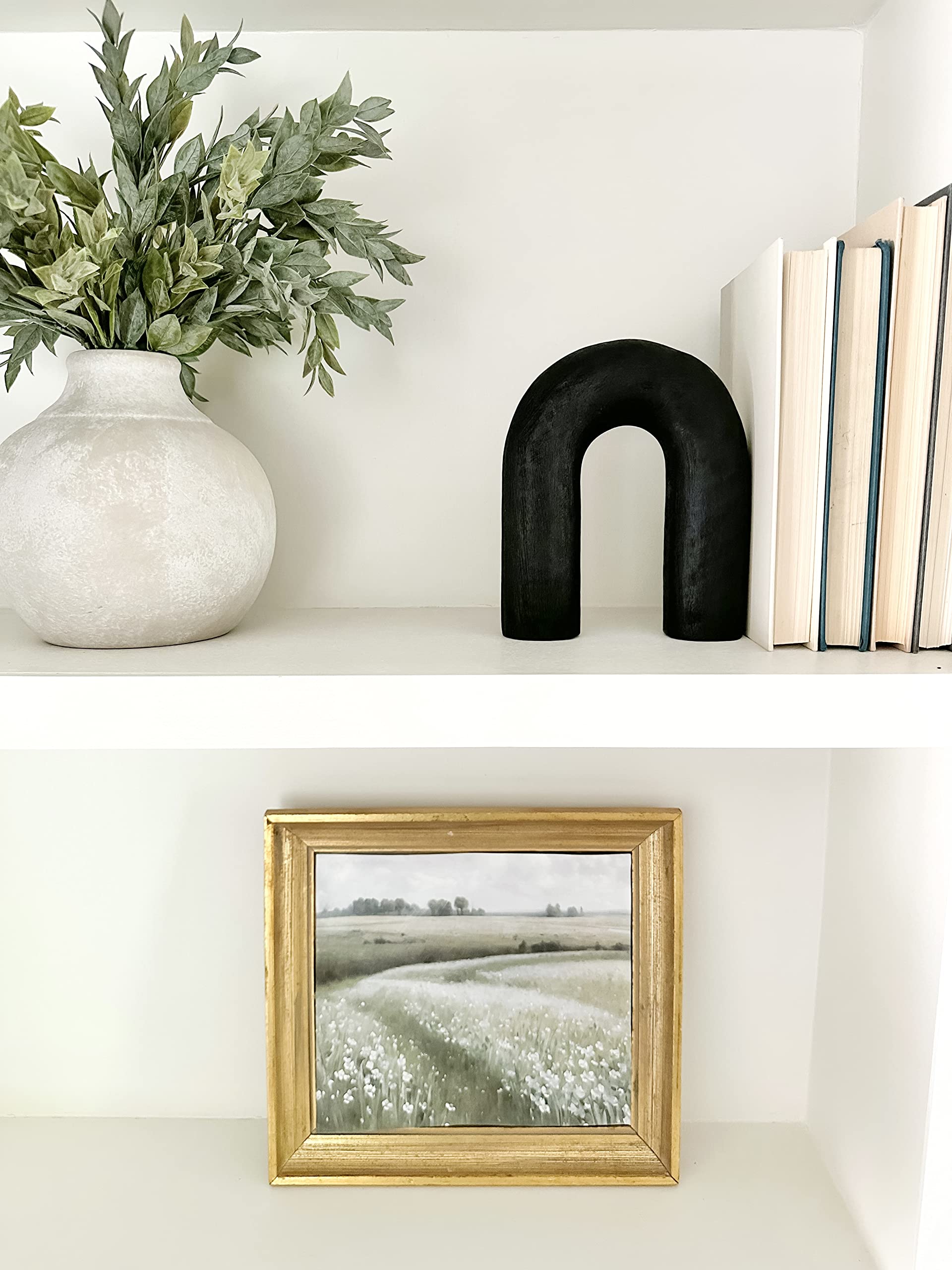 Mid Century Modern U-Shape Decor Piece Black