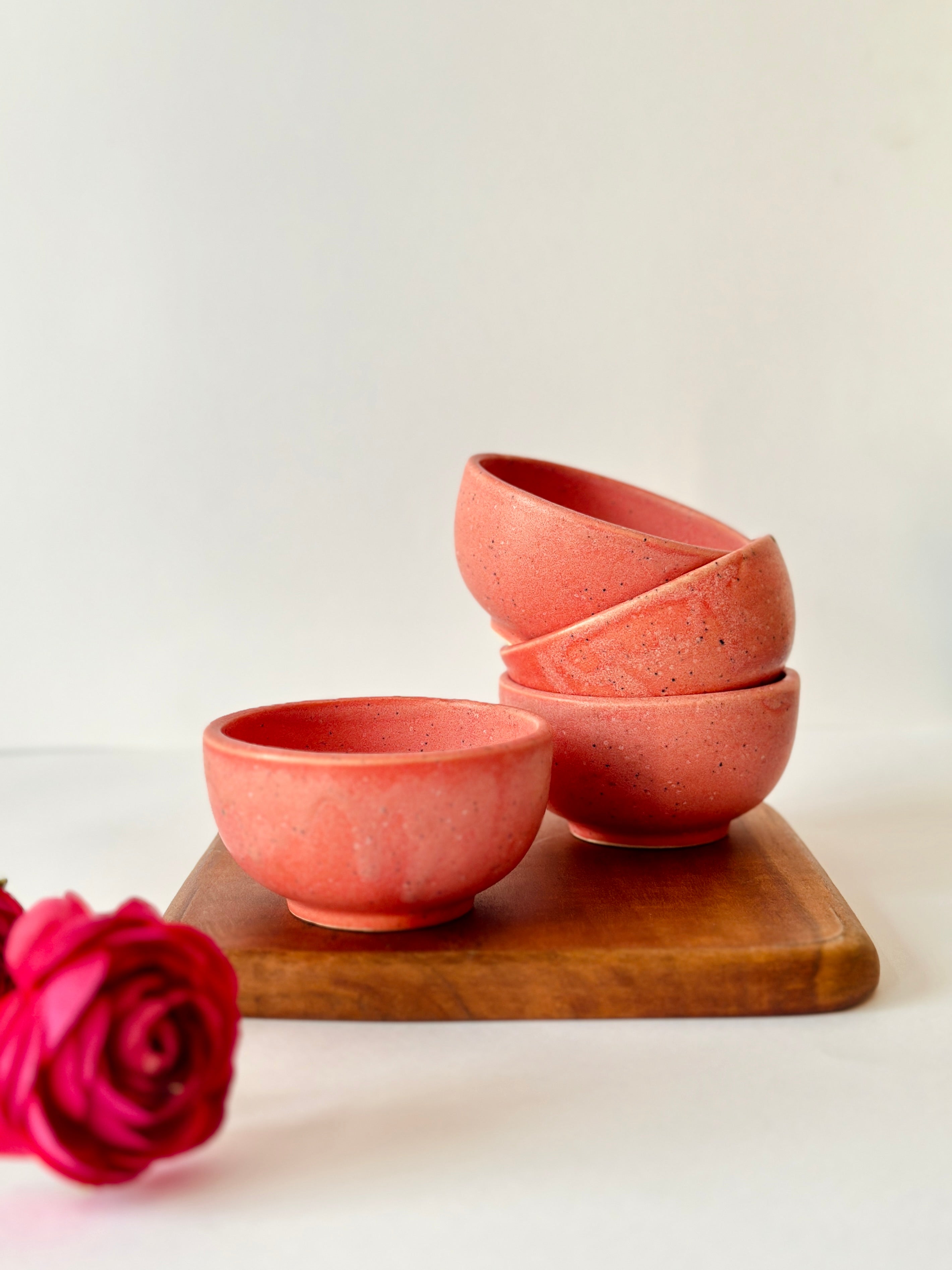 Light Pink Icecream Bowl Set of 4
