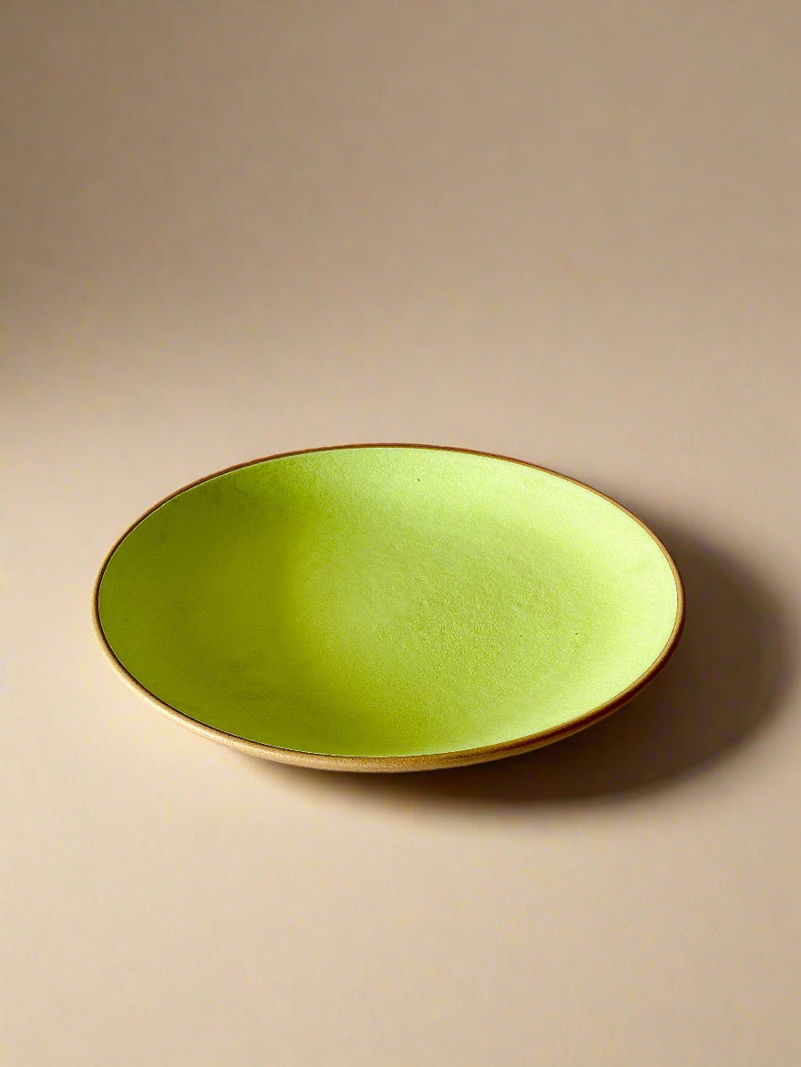 Lime Green Dinner Plates (10 Inches )