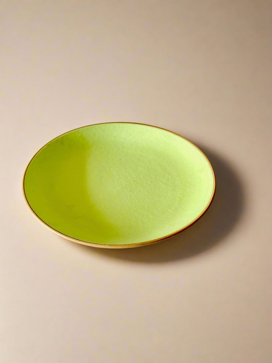 Lime Green Dinner Plates (10 Inches )