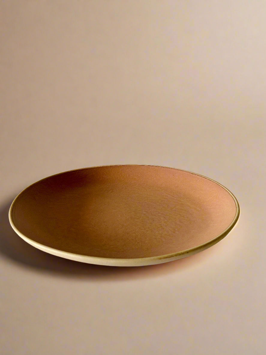 Terracotta Brown Dinner Plates (10 Inches )