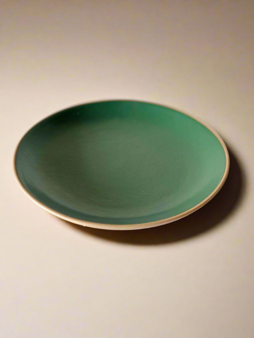 Army Green Dinner Plates (10 Inches )