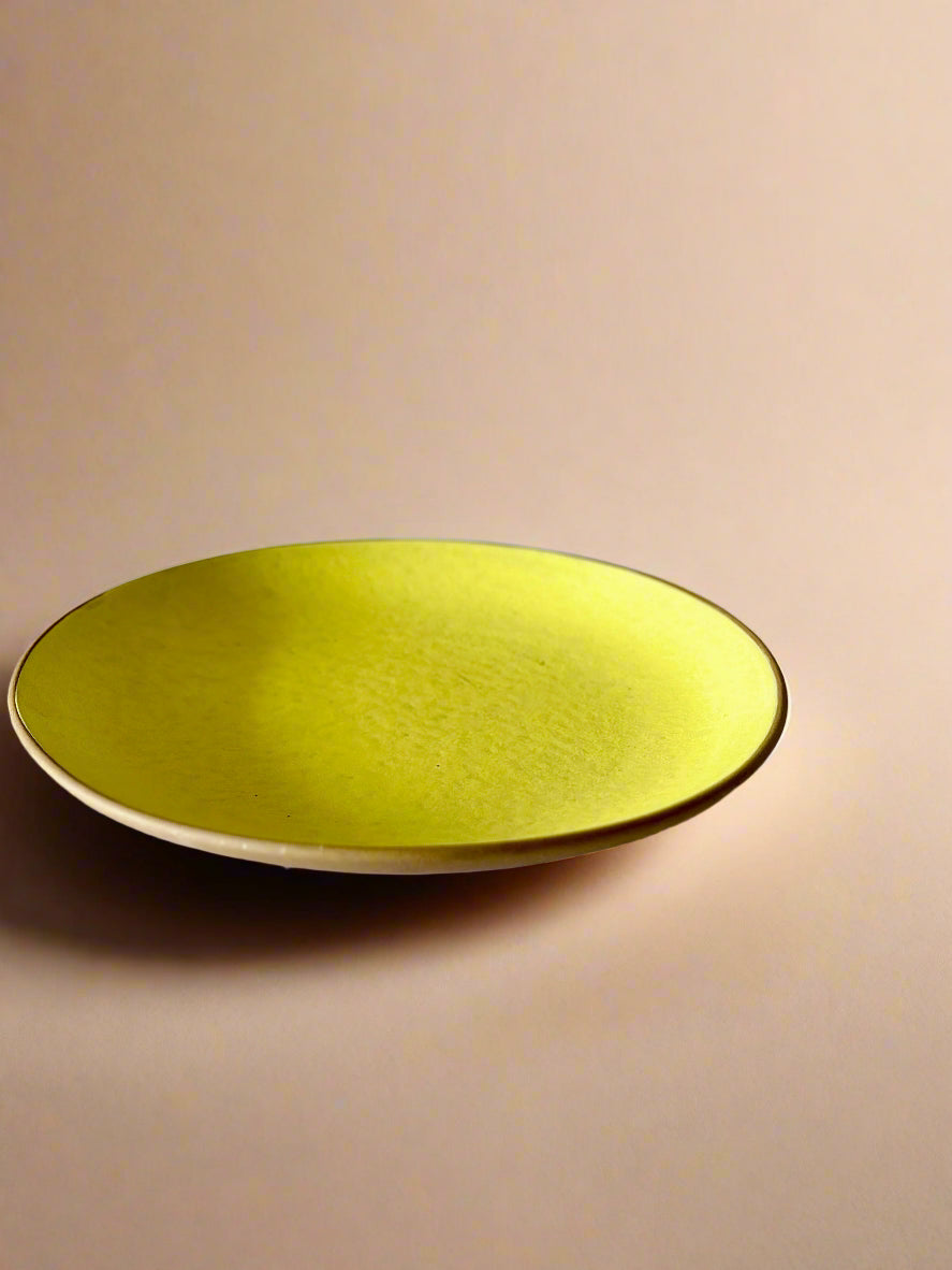 Lemon Yellow Dinner Plates (10 Inches )